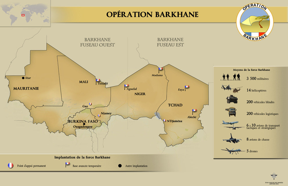 Rafale combat proven Barkhane Tchad