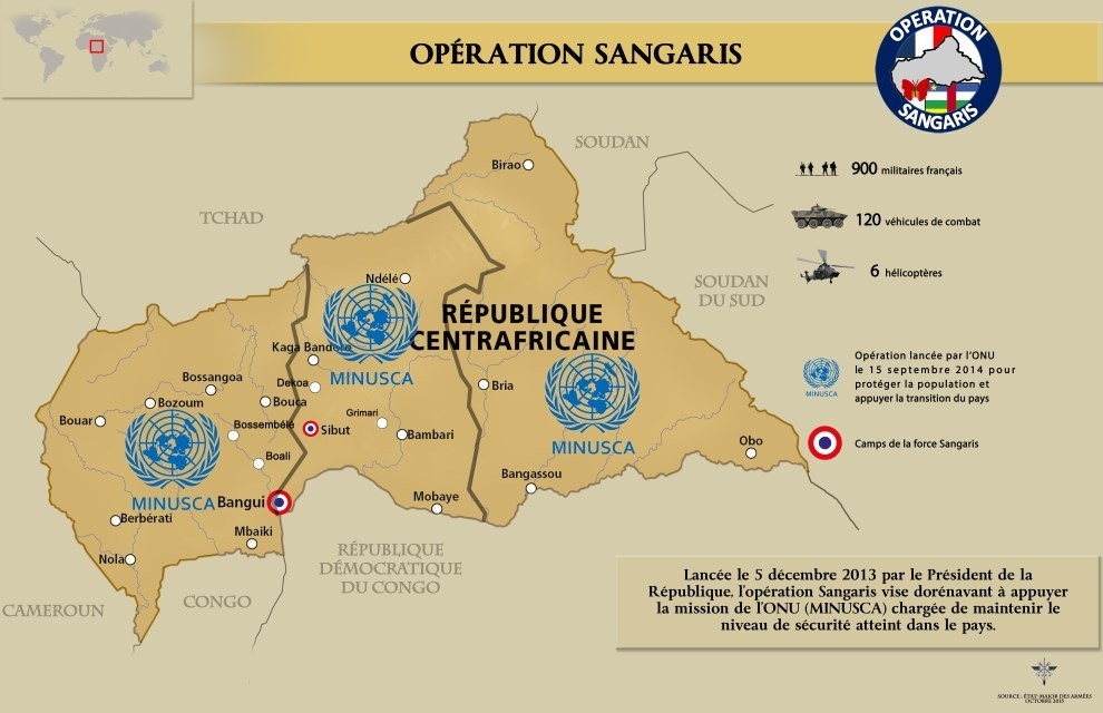 Rafale combat proven Sangaris Tchad