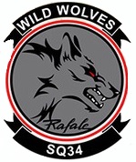 Rafale Egypte Squadron 34 "Wild Wolves"