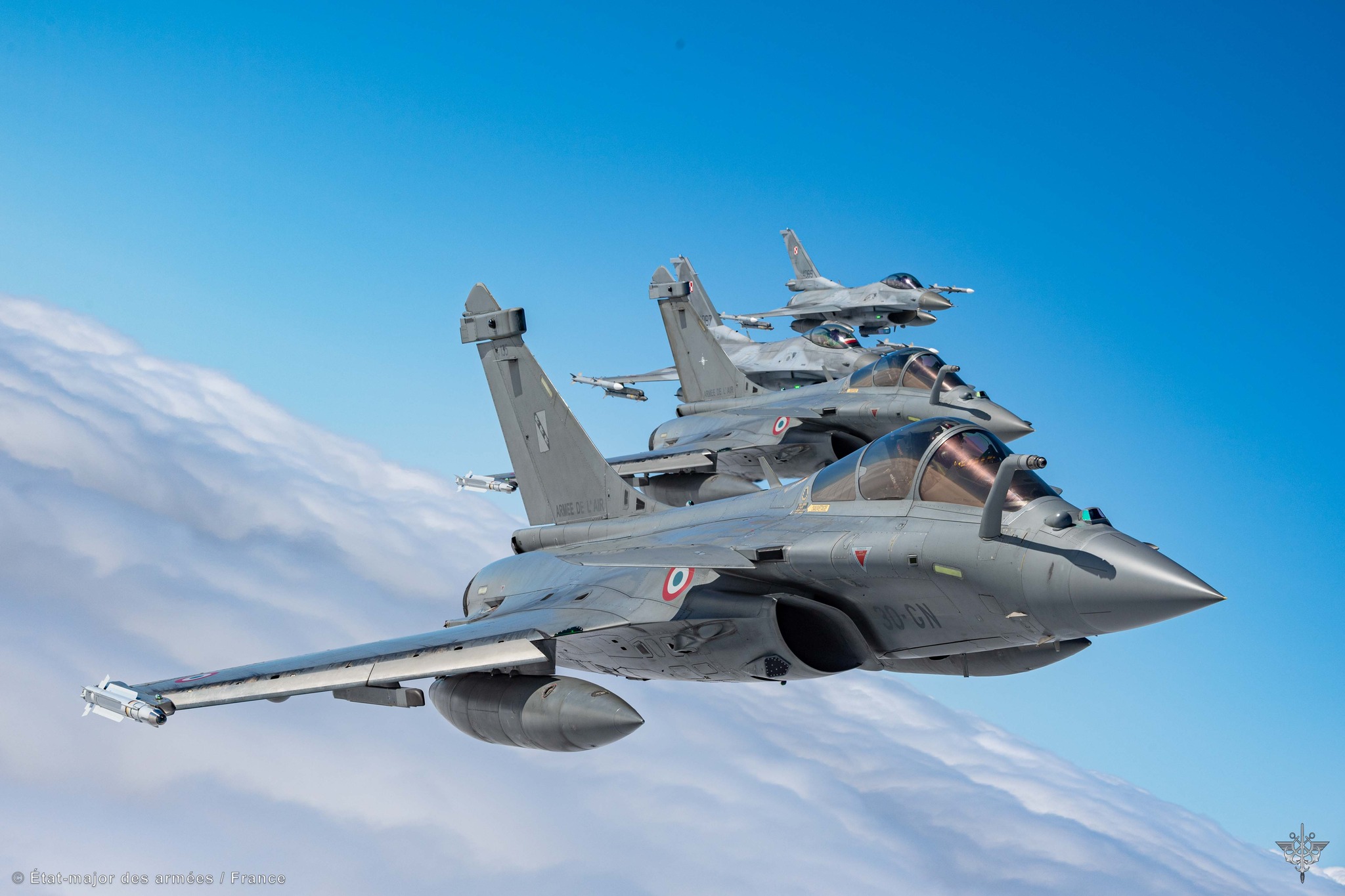 Rafale et F-16C polonais