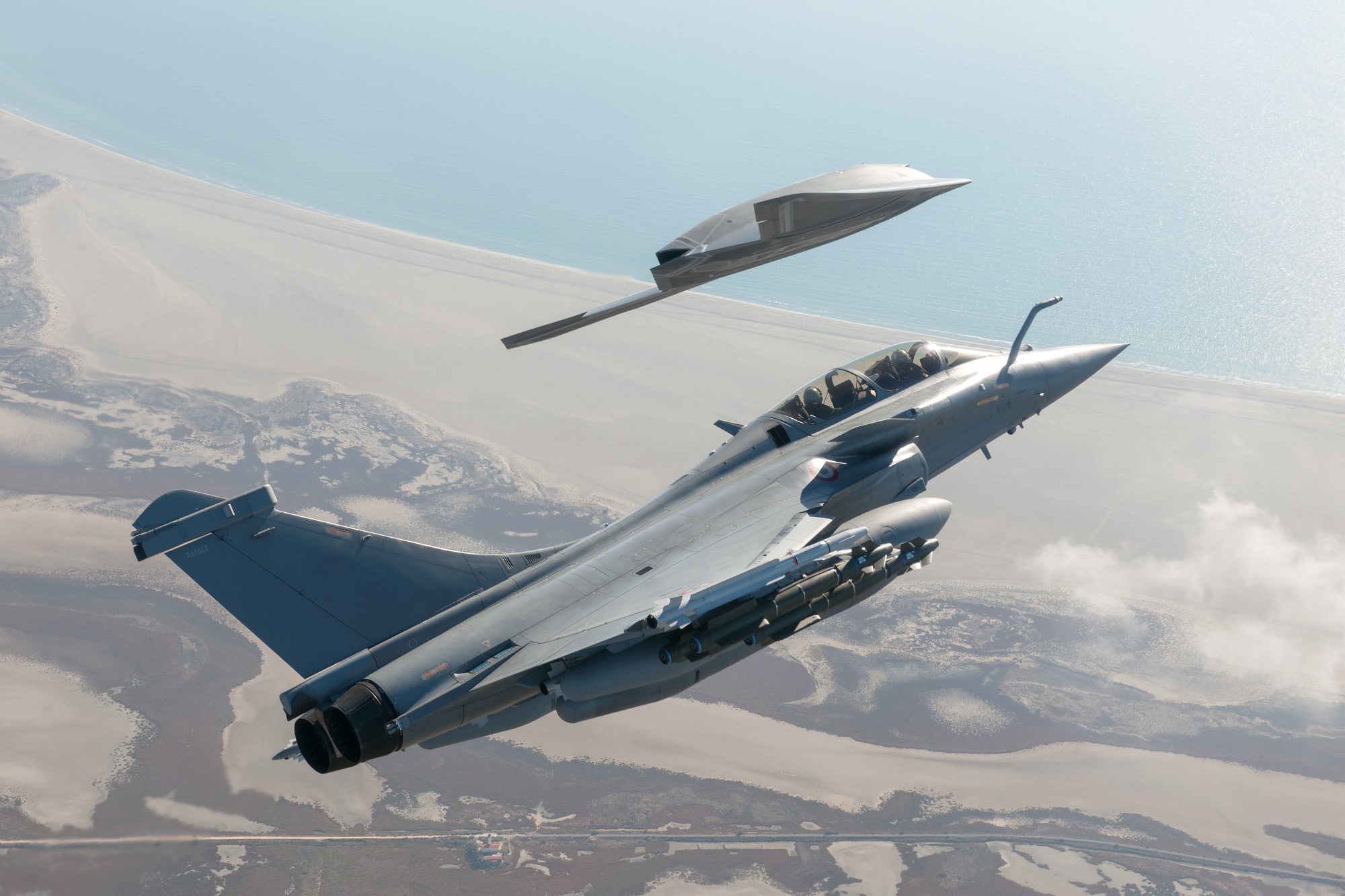 Rafale F5 drone de combat